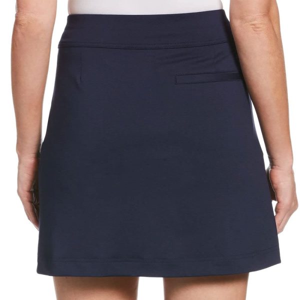 Women's 17" Opti-Dri Solid Golf Skort With Stretch Fabric and TrueSculpt Slimming Technology