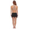 Women's Standard Lambada Solid Mesh Swimsuit Cover Up Skirt