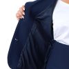 Plus Size Women Blazer Suits Notch Lapel Short Sleeve Office Pencil Skirt Business Skirt Set