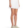 Women's 16" High Waist Solid Golf Skort with Pleats, Moisture-Wicking Stretch Fabric, Truesculpt Slimming Technology