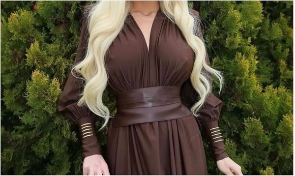 Elegant Women's Slit Floor-Length Wedding Guest Dress - Summer Party Dress for Women