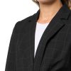 719QyTJvtL.jpg Women's Blazer with Leather Waist Belt