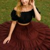 Women's 25 Yard Cotton Gypsy Belly Dance 4-Tiered A-Line Pleated Maxi Long Boho Dance Tribal Skirt