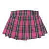Women's Belted A-Line Stretchy Club Y2k Mini Pleated Skirt with Belt