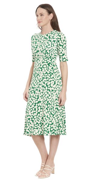 Flattering Fit-and-Flare Midi Cocktail, Wedding Guest, Summer, and Work Dresses for Women