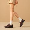 Women's Oxfords Dress Shoes, Leather Lace-Up Oxfords for Women, Comfortable Formal Cap Toe Business Casual Non Slip Office