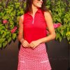 17.5" Golf Skort with Undershorts, Pockets & Zip Waist