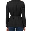 71bctB3cVtL.jpg Women's Blazer with Leather Waist Belt