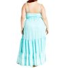 Women's Apparel Women's Plus Size Harlow Border Maxi Dress