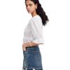 Women's 5 Pocket Postage Stamp Denim Mini in Croswell