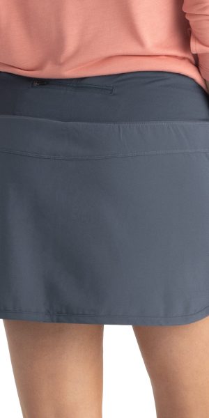 Women's Lined Breeze Skort - Lightweight, Breathable Sun Protection UPF 50+ Casual Skort with Bamboo Viscose Liner