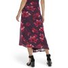 Women's Printed Angle Hem Skirt