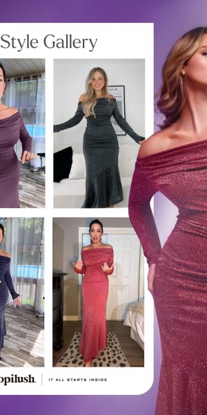 Sparkly Dresses for Women Long Sleeve Off The Shoulder Cocktail Dresses Bodycon Shapewear Mermaid Dress