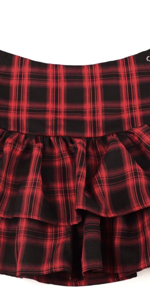 Womens Lace Up Skirts Goth Ruffle Mini Skirt Y2k Black High Waist Skirt Summer Punk Short Skirts