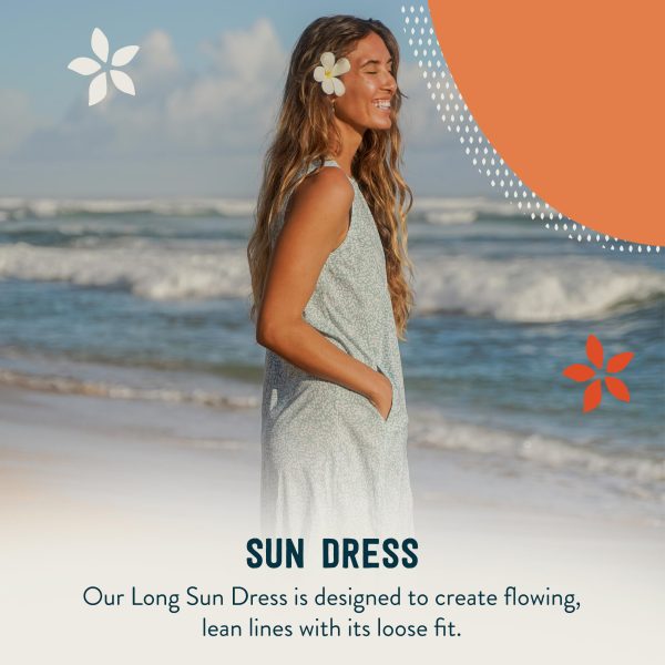 Sun Dress Long - Loose Fit Casual Wear, Fun for Beach and Travel