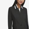 Women's Business Casual Contrast Collar Suit Blazer
