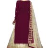 Women's Georgette Net Embroidery Salwar Suit Set Kurta Lehenga with Dupatta
