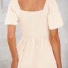 2025 Summer Dress for Women Casual Short Sleeve Bow Tie V Neck Ruffle Midi Flowy Dresses