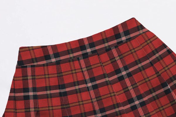 Girls Womens Pleated Mini Skirt Short High Waist School Uniform, 2Years - 4XL
